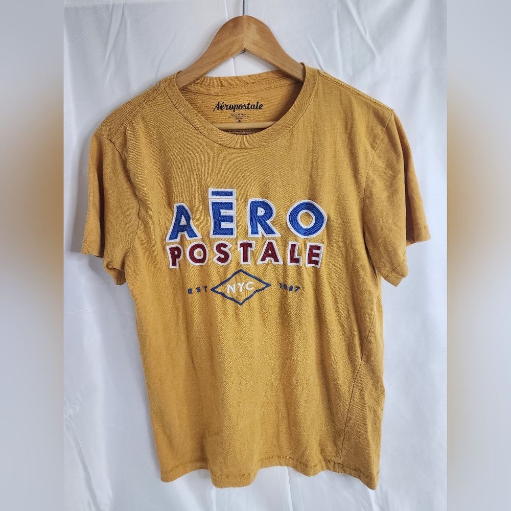Aeropostale est 1987 yellow shirt